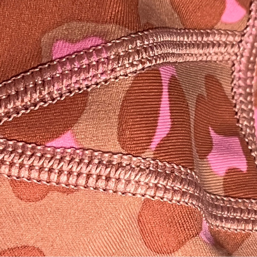 Aerie Offline Legging size medium. Tan with pink animal print Canyon Creek print - Picture 10 of 12